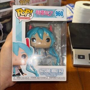 Funko Pop! Animation Hatsune Miku V4X Figure - Blue and Black